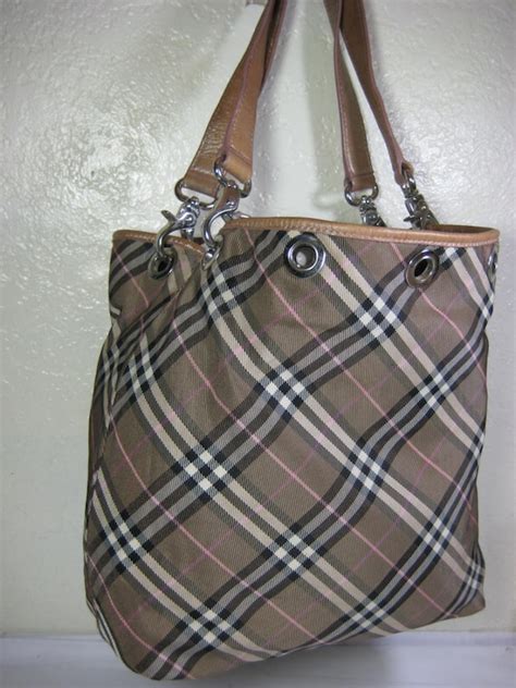 burberry blue label tote bag|burberry packable tote bag.